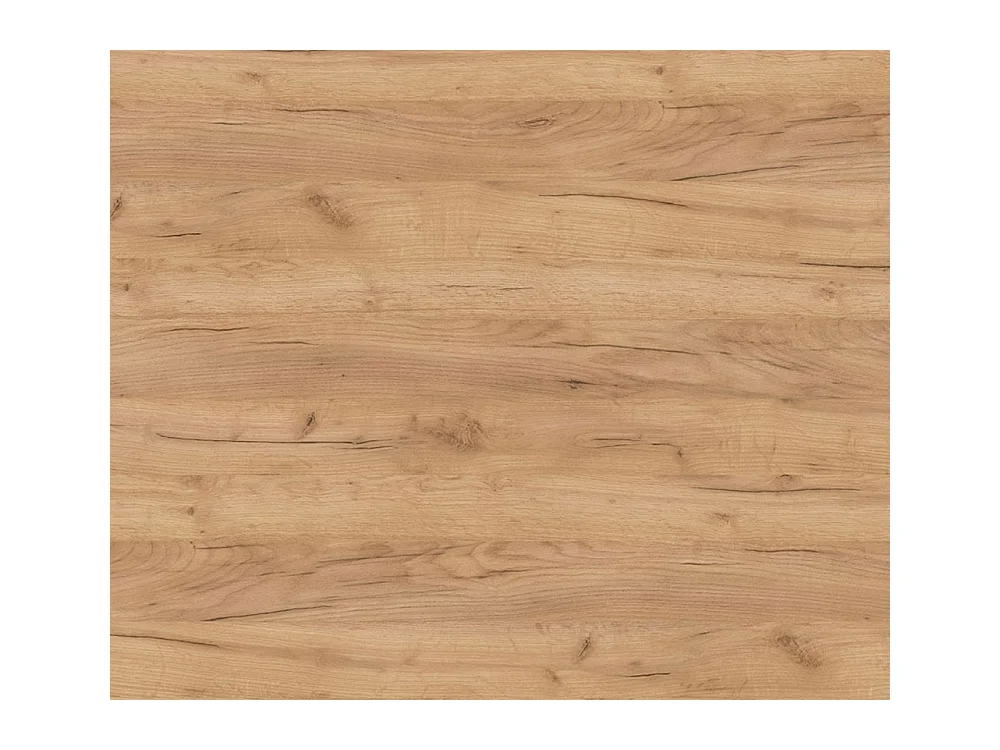 Table à Manger Ronde Extensible Style Loft - Table avec Pieds Métalliques Dorés - Table Gain de Place pour Salon - Chêne Craft Or - 120 à 200 cm