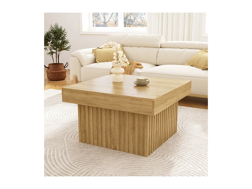 Couchtisch, Kaffee-Tisch mit Tischplatte,Robust und vielseitig, ideal für Wohnzimmer, Esszimmer und Büro