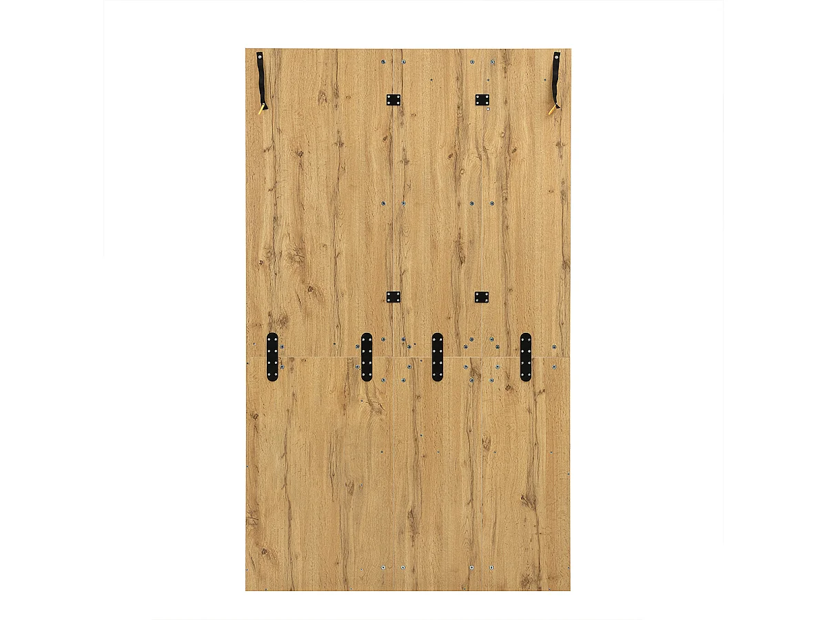 Garderobenset mit Spiegel und Polsterkissen Flurgarderobe Wandgarderoben-Set 110 x 185,5 x 37 cm