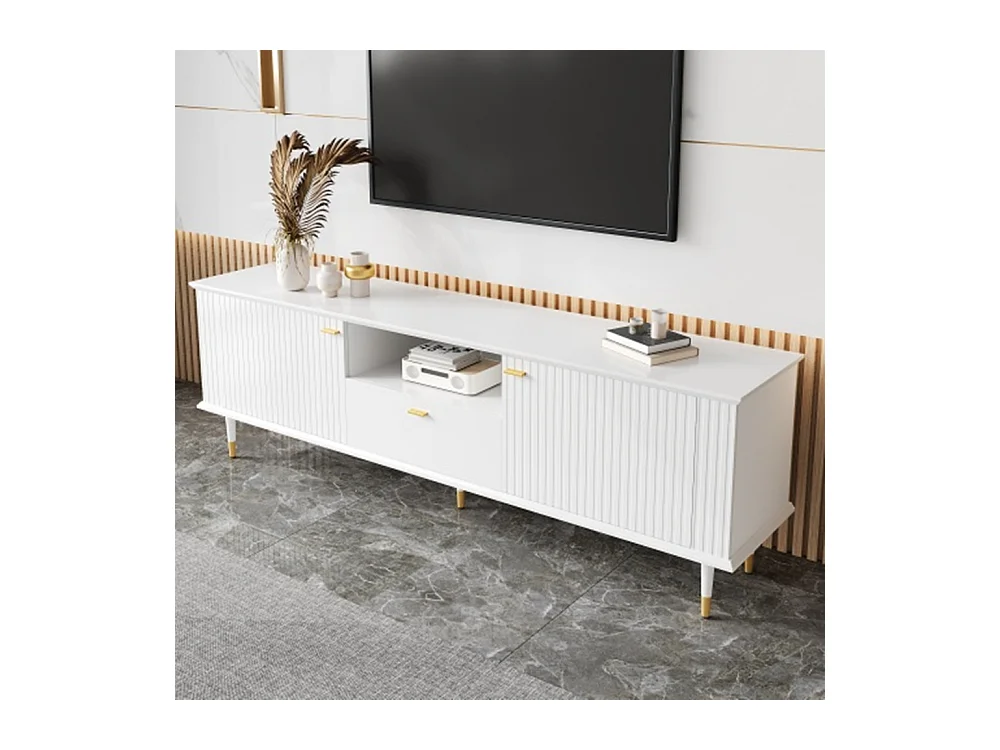 TV-Schrank mit Schubladen,Moderner TV-Ständer, Soft-Close-Scharniere Esszimmer