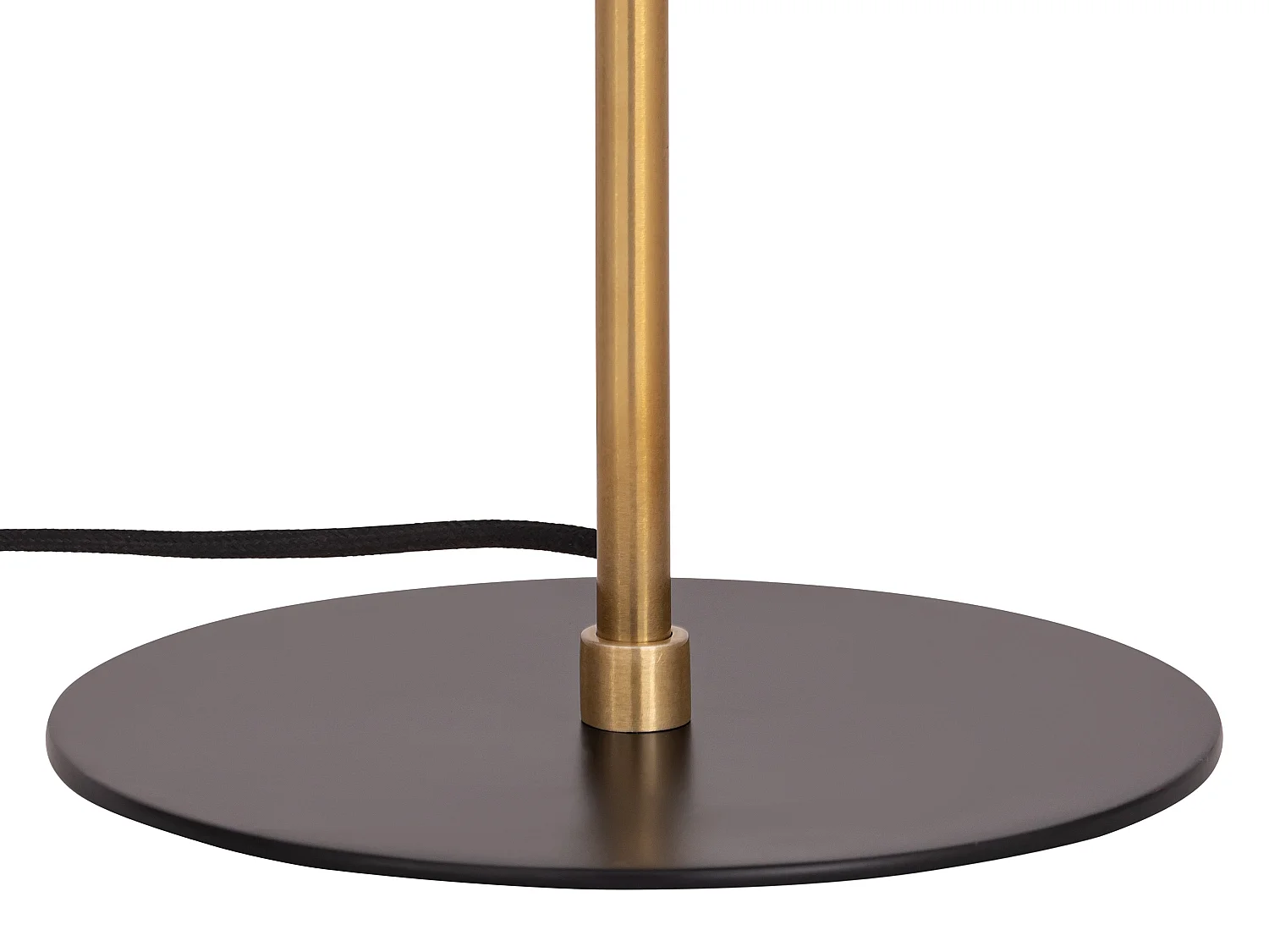 Lampe à poser en métal - D. 26 x H.50 cm - Doré et noir - KERRY