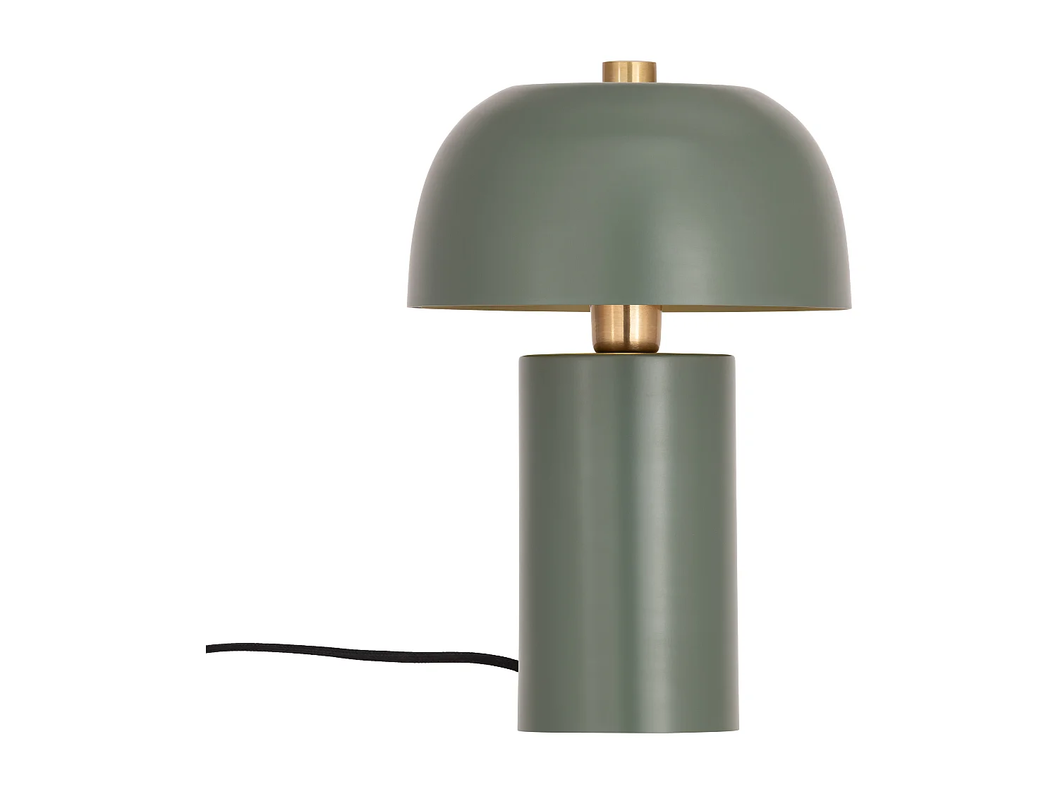Lampe à poser champignon en métal - D. 26 x H.39 cm - Vert - WINDY
