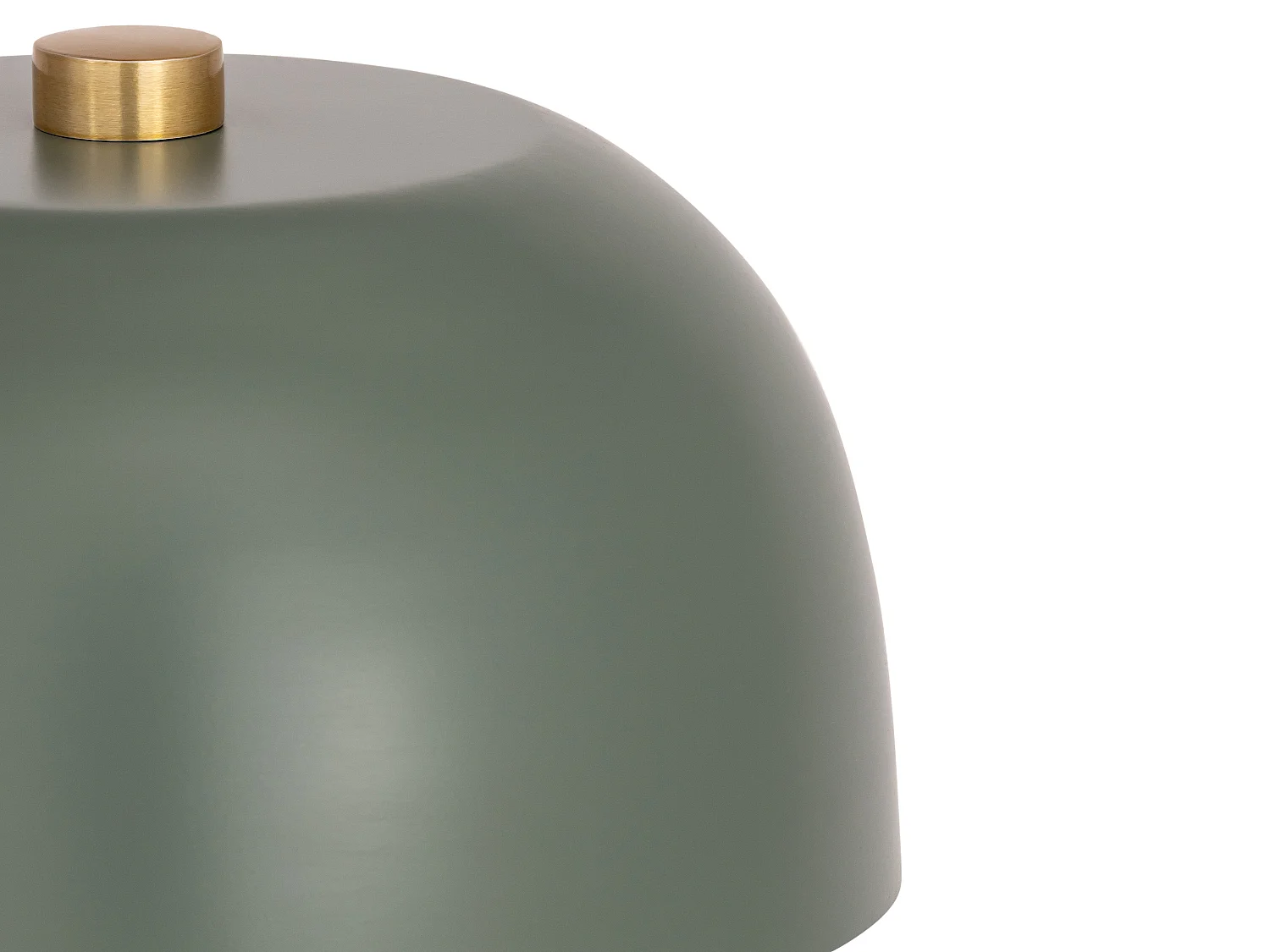 Lampe à poser champignon en métal - D. 26 x H.39 cm - Vert - WINDY