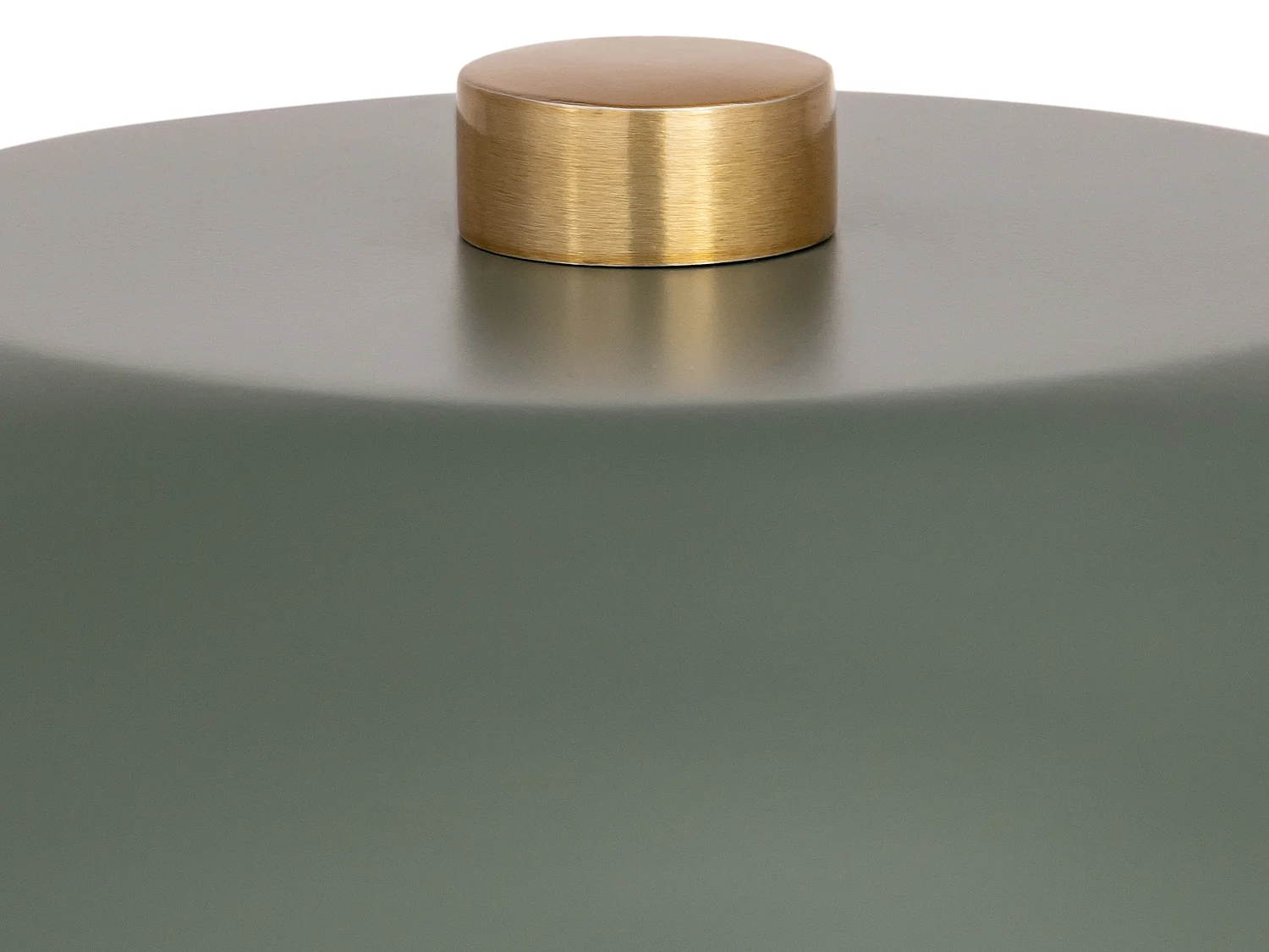 Lampe à poser champignon en métal - D. 26 x H.39 cm - Vert - WINDY