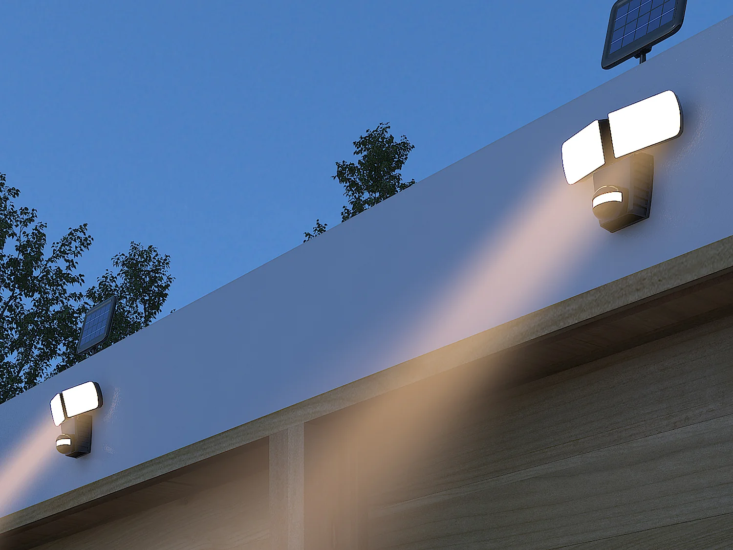 Projecteur solaire à détecteur de mouvements - LYRA