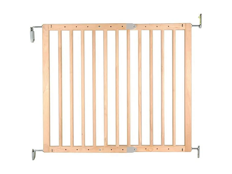 Barrière de sécurité Enfant PRUNE- 69 à 107 cm - Bois - Pivotante - Ouverture facile