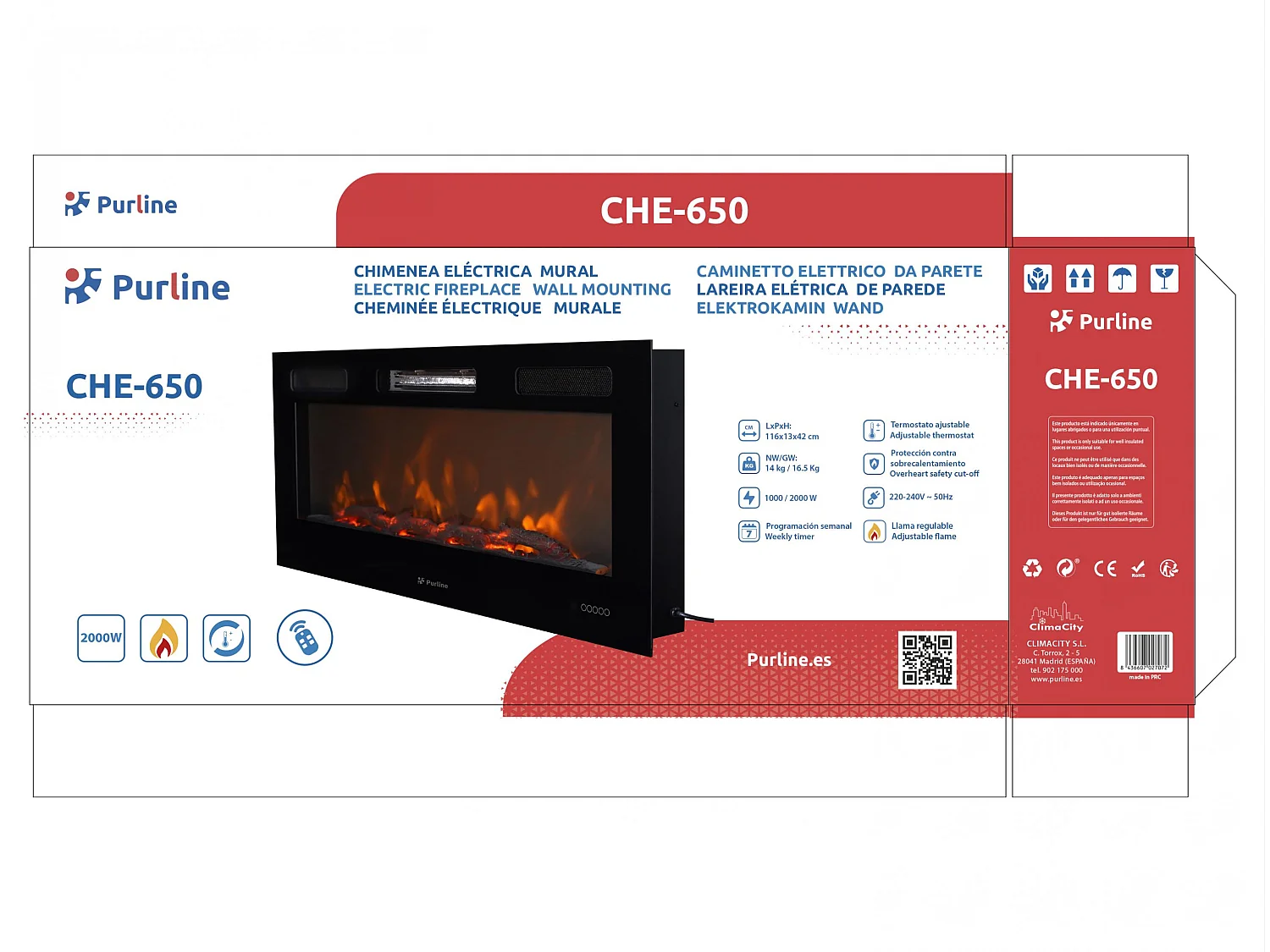 Insert panoramique avec sortie d'air frontale