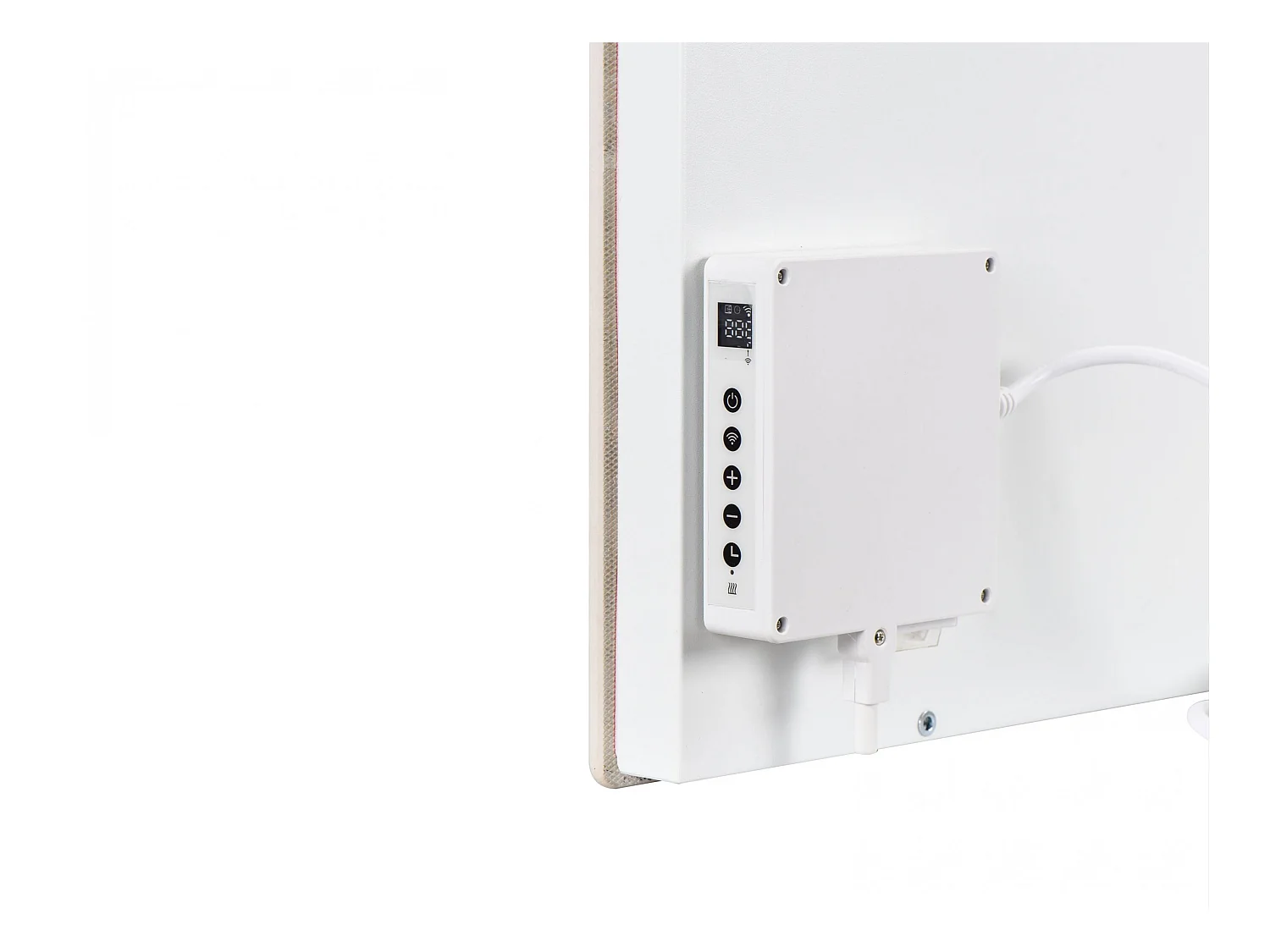 Émetteur thermique avec façade en céramique à finition marbrée