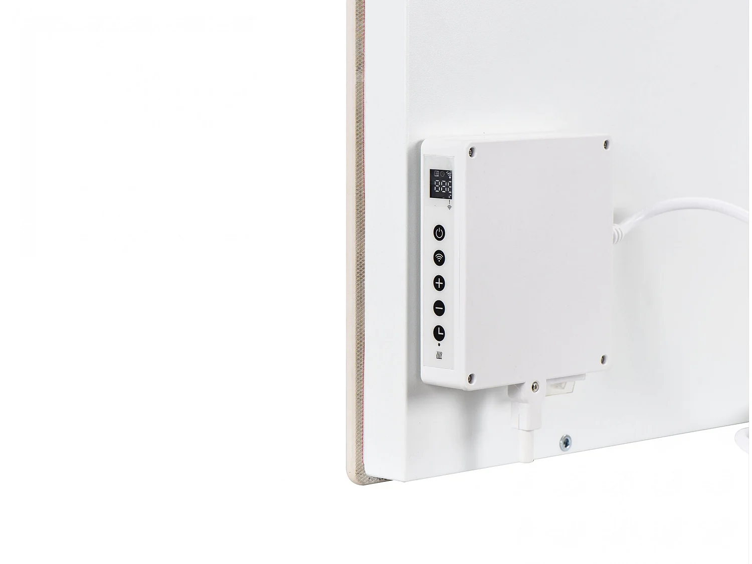 Émetteur thermique avec façade en céramique à finition marbrée