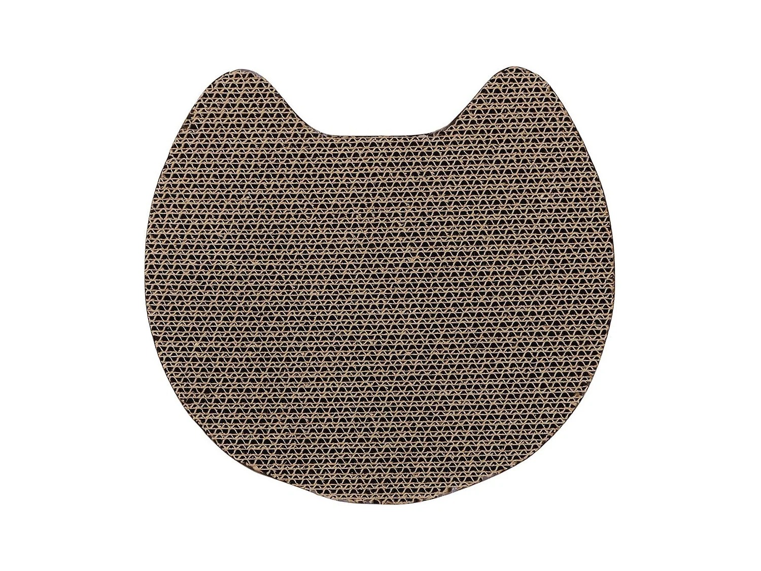 Griffoir pour chat en forme de tête de chat