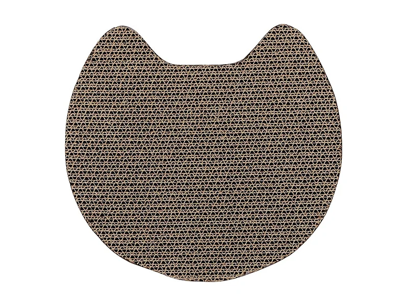 Griffoir pour chat en forme de tête de chat