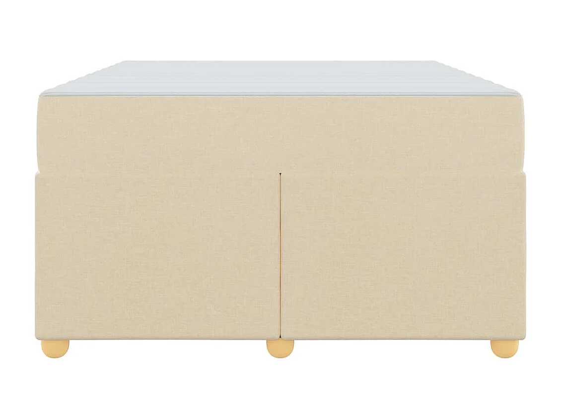 Estrutura da Cama com colchão Creme 120 x 190 cm tecido