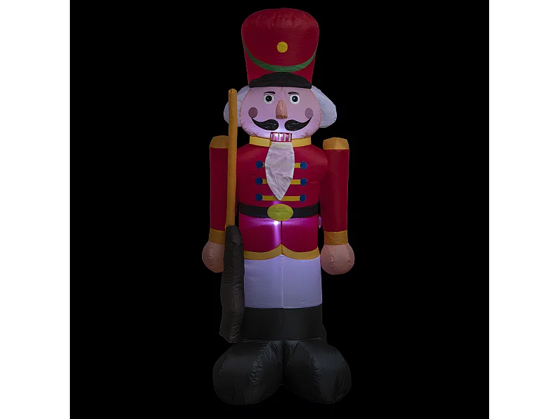 Décoration Gonflable Casse Noisette lumineux et musical H 180 cm