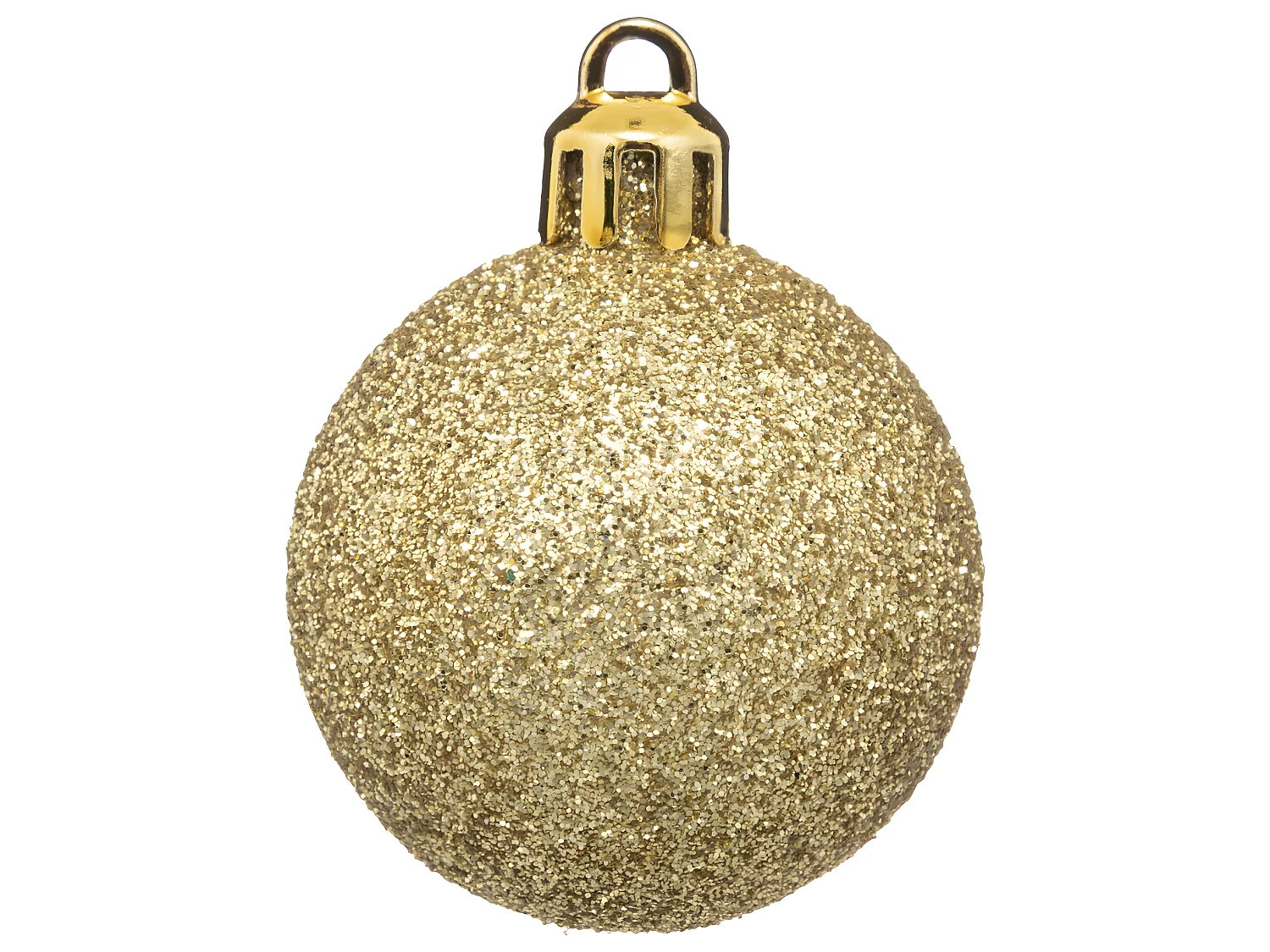 Déco de sapin Lot de 12 Boules de Noël D 4 cm - Vert Rouge et Or