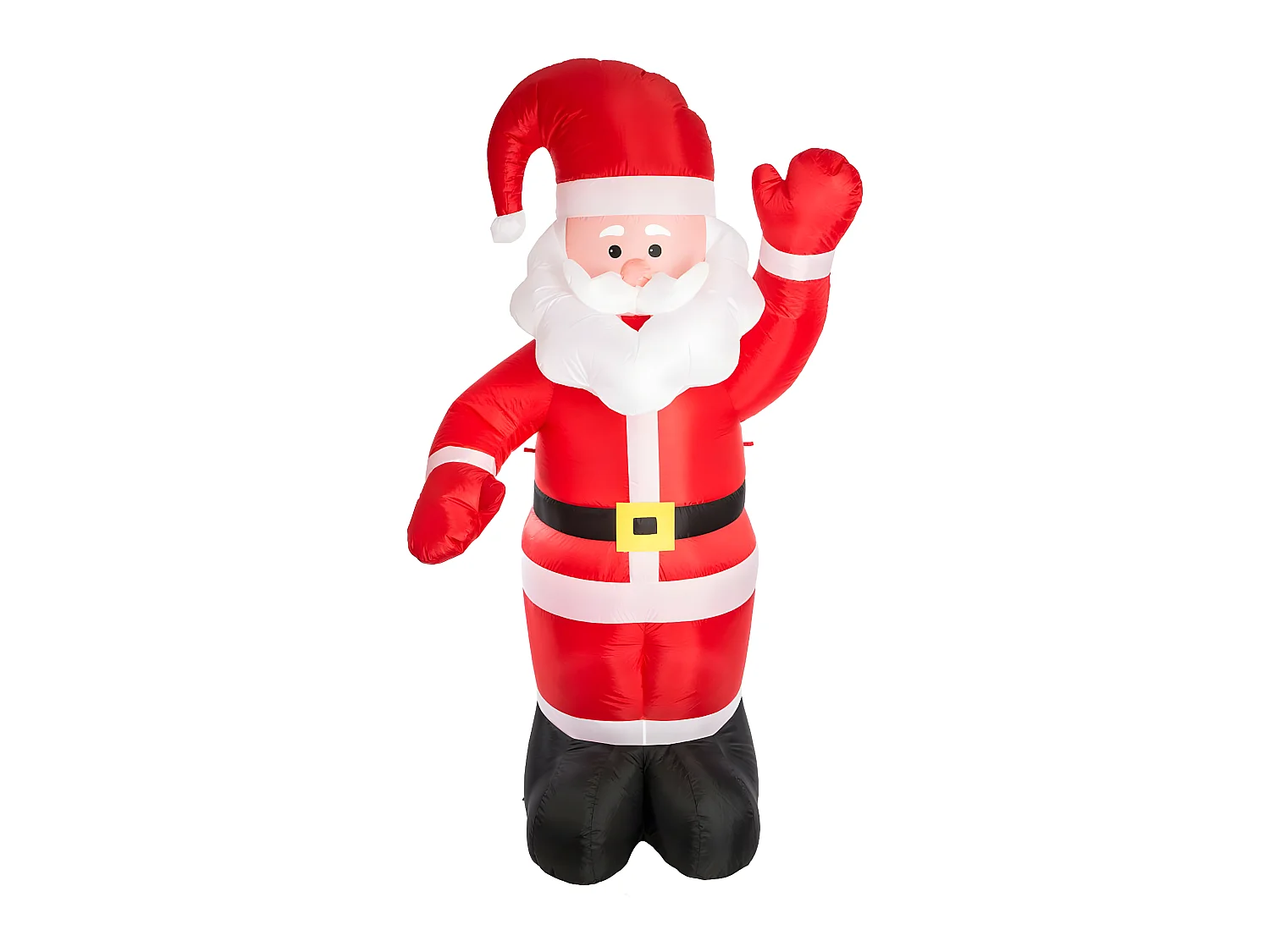 Gonflable Père Noël rouge et blanc H 180 cm