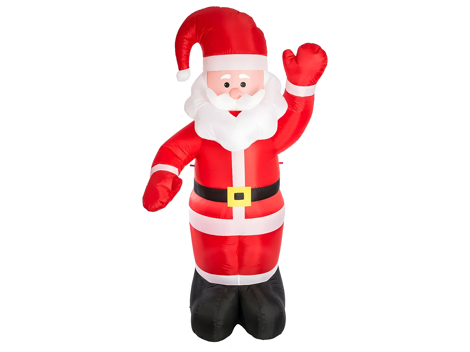 Gonflable Père Noël rouge et blanc H 180 cm