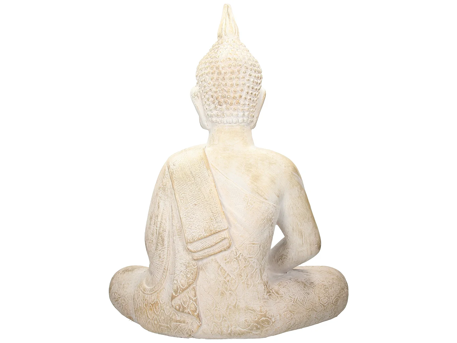 Statue de Bouddha assis 64 cm Feng Shui décoration jardin polyrésine ECD Germany