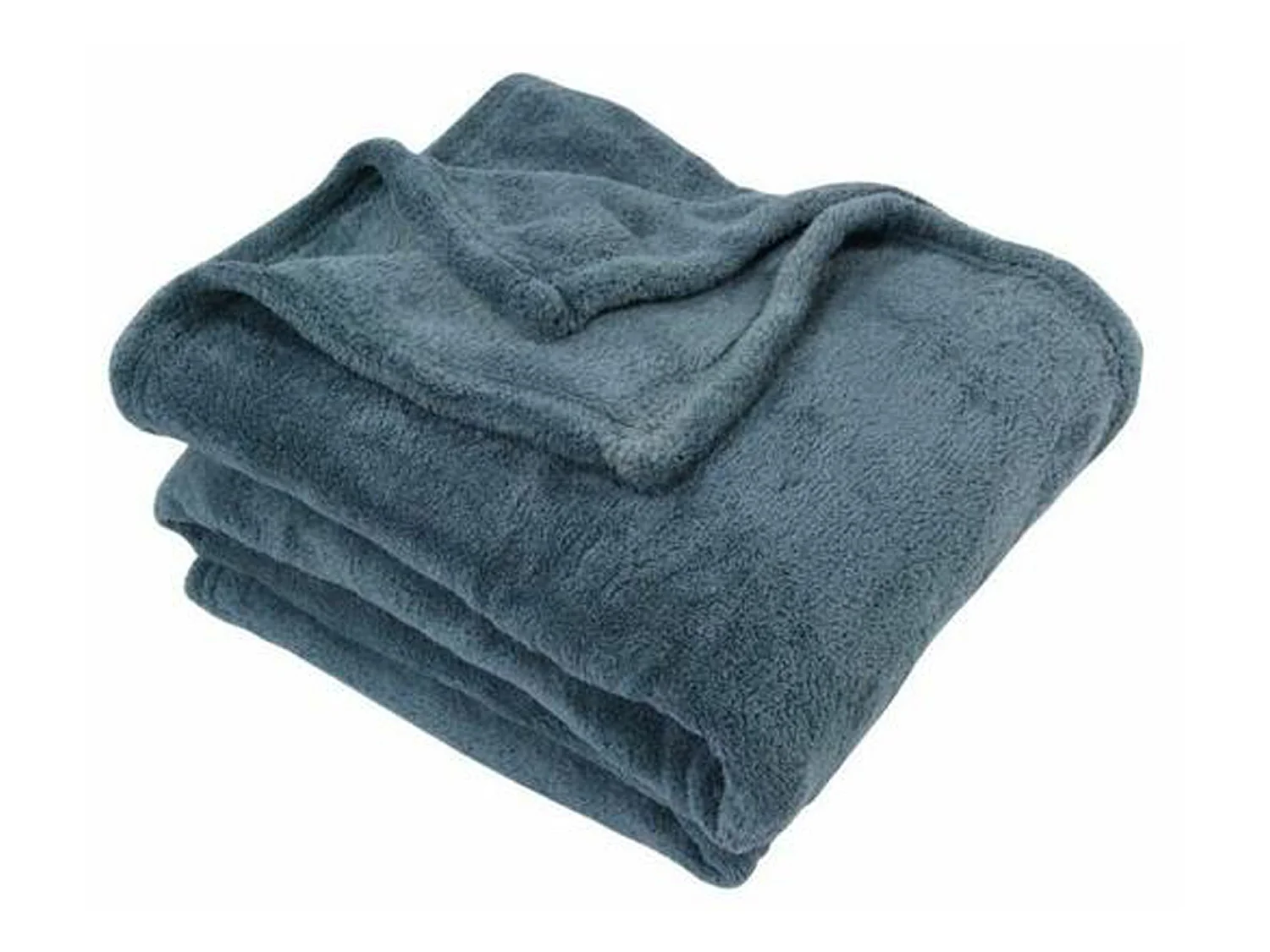 Plaid Microfibre couleur orage 125x150