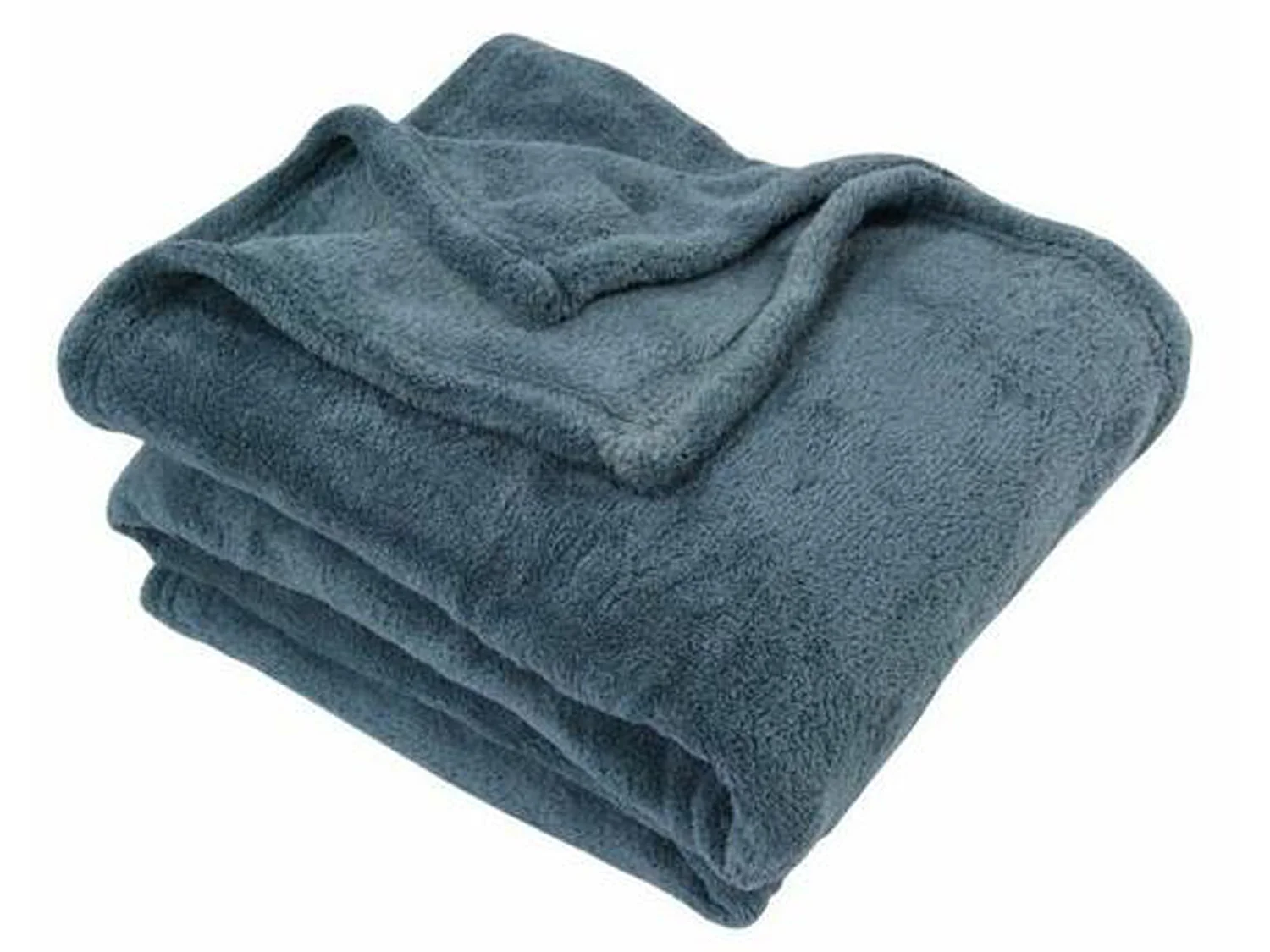 Plaid Microfibre couleur orage 125x150