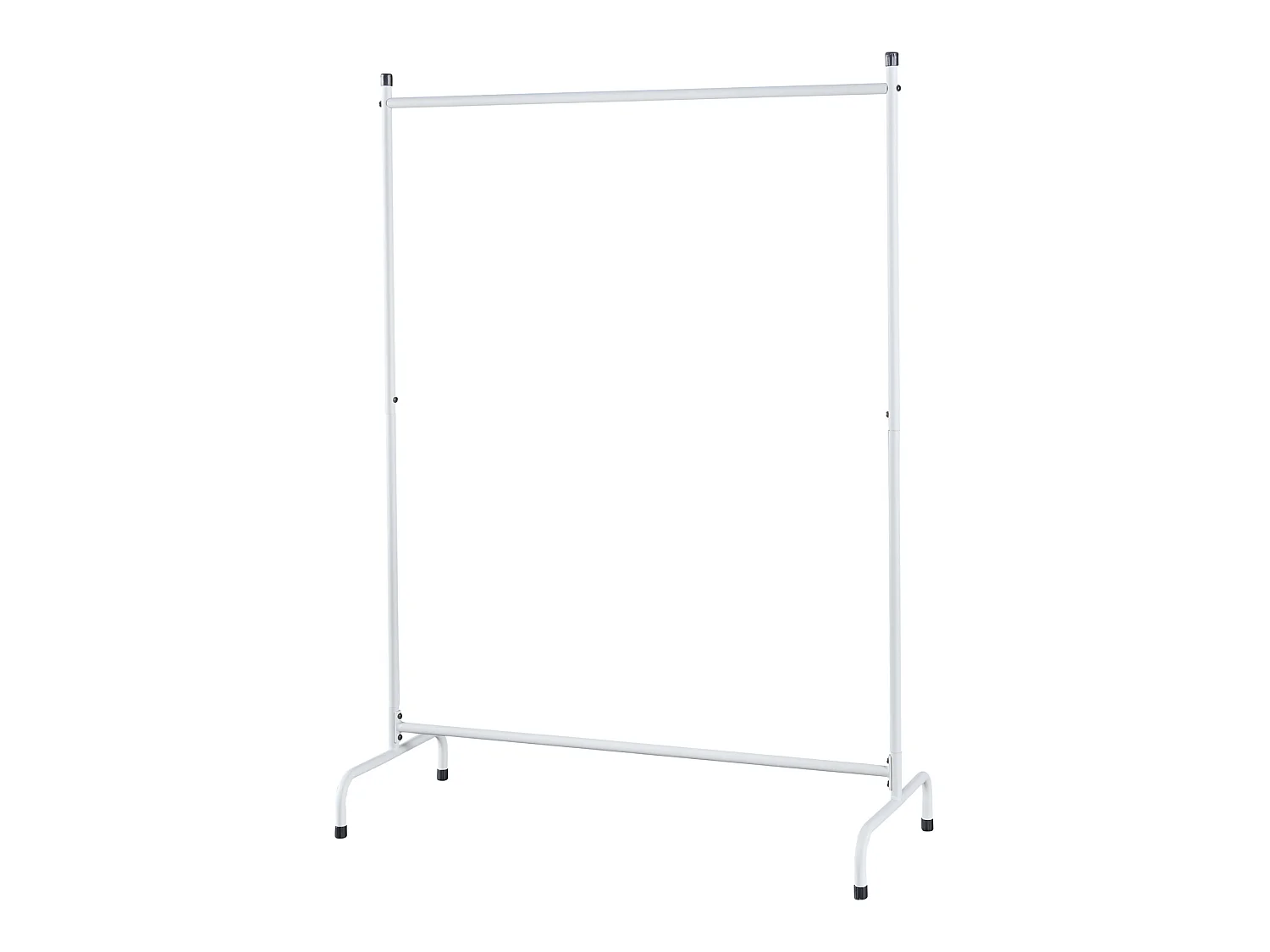 Portant à vêtements Haderup 137 x 100 x 45 cm blanc [en.casa]