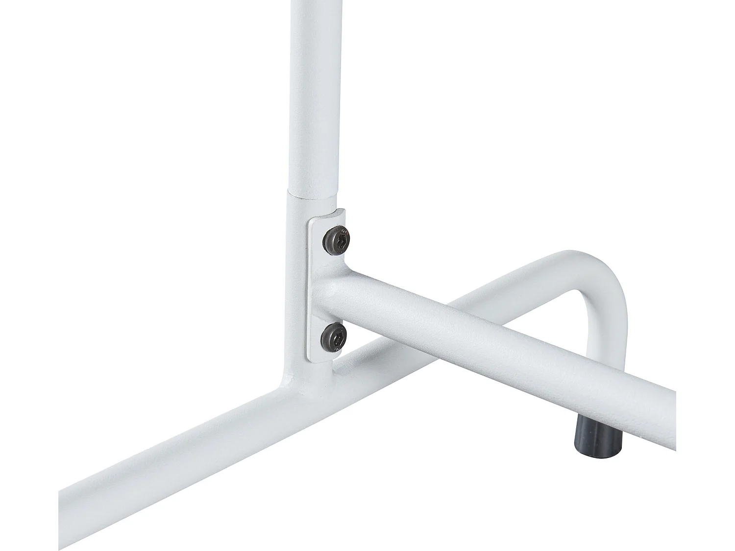 Portant à vêtements Haderup 137 x 100 x 45 cm blanc [en.casa]