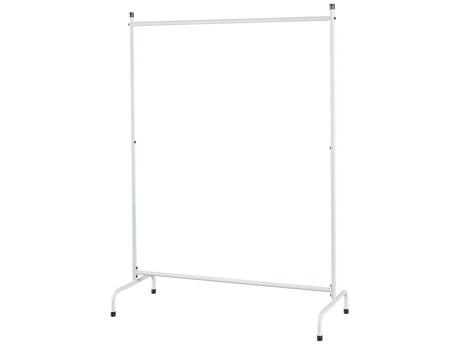 Portant à vêtements Haderup 137 x 100 x 45 cm blanc [en.casa]