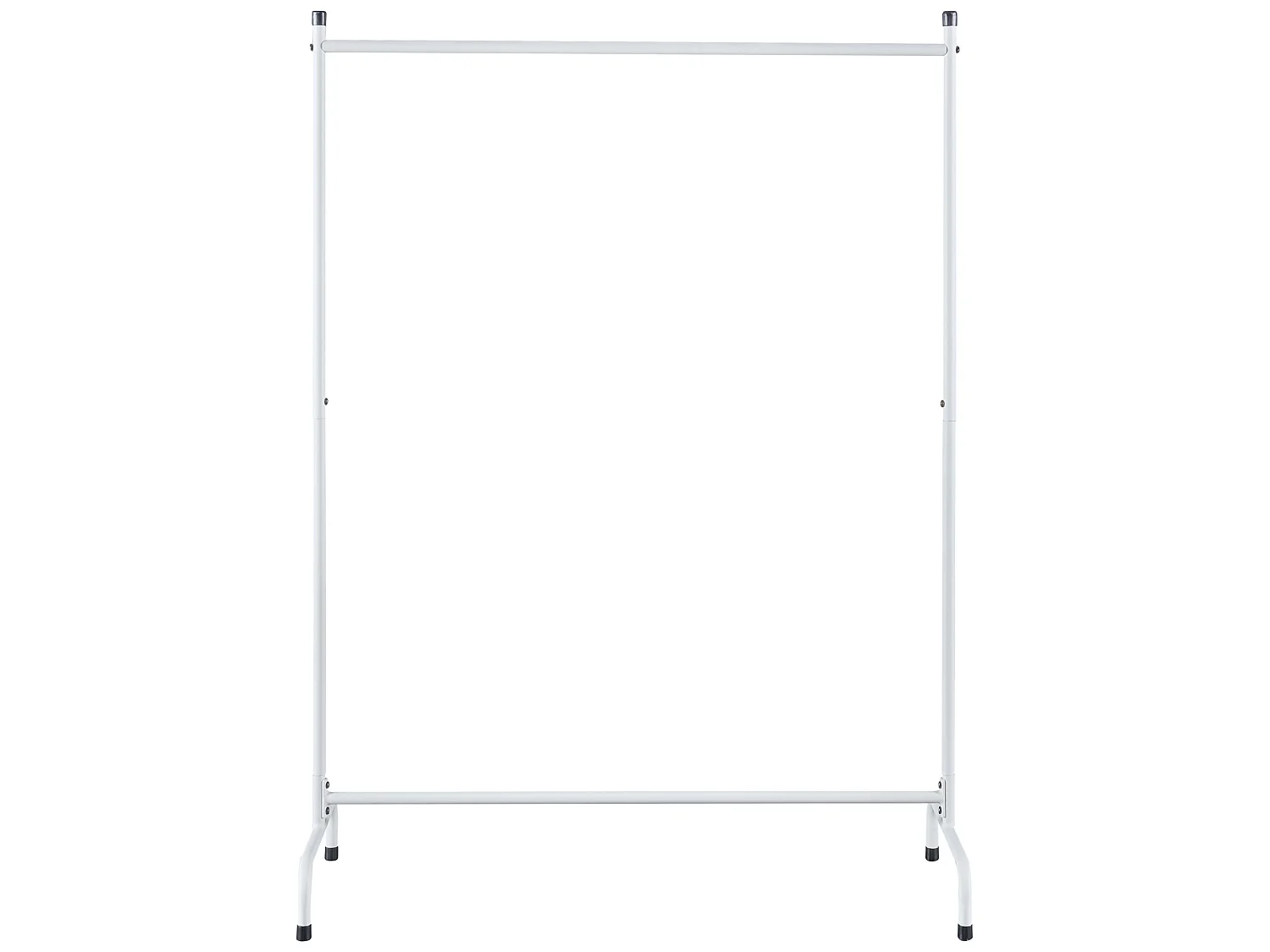 Portant à vêtements Haderup 137 x 100 x 45 cm blanc [en.casa]