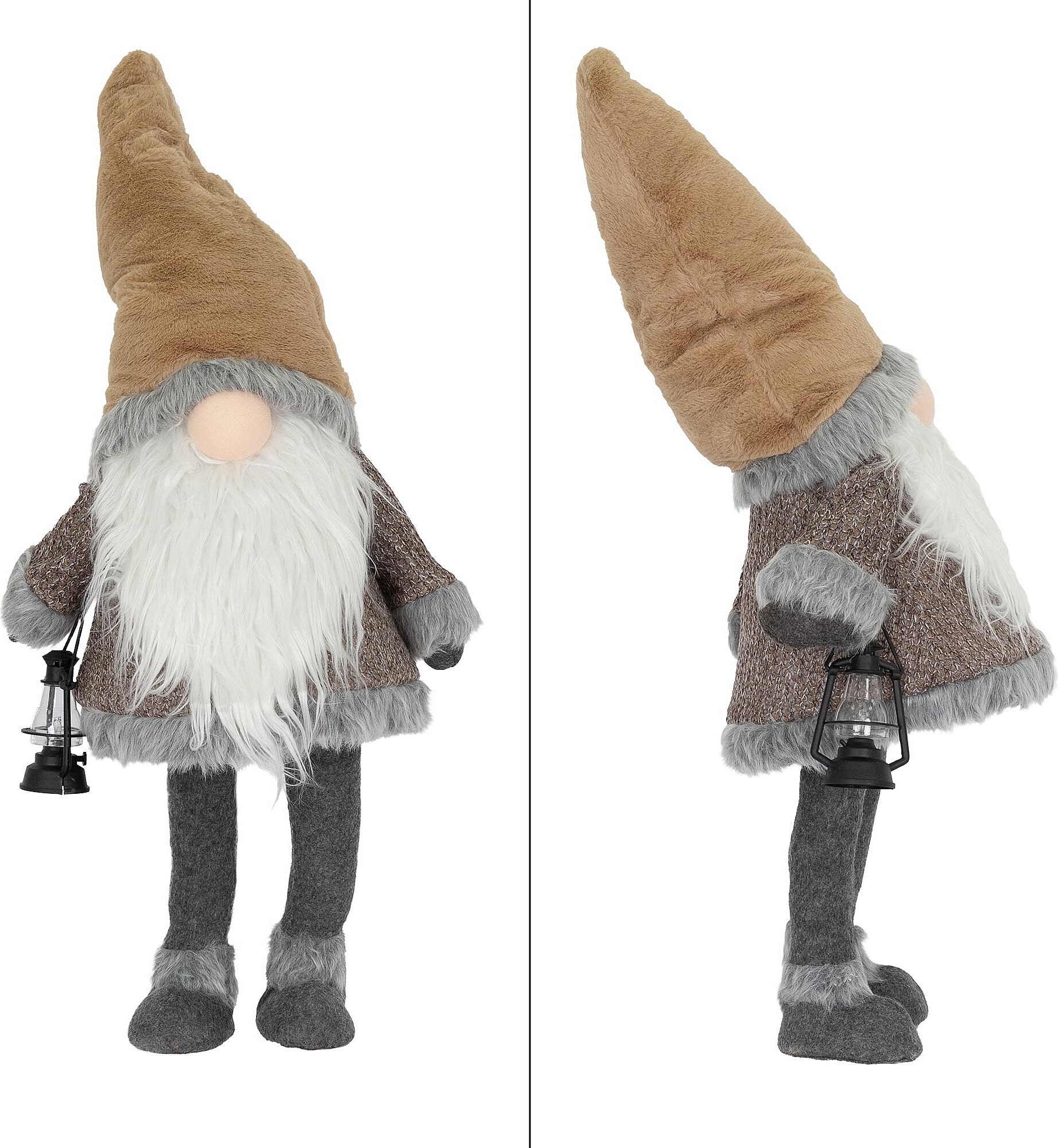 Lot De 3 Décorations De Nains En Feutre Et Tricot Pour Décoration