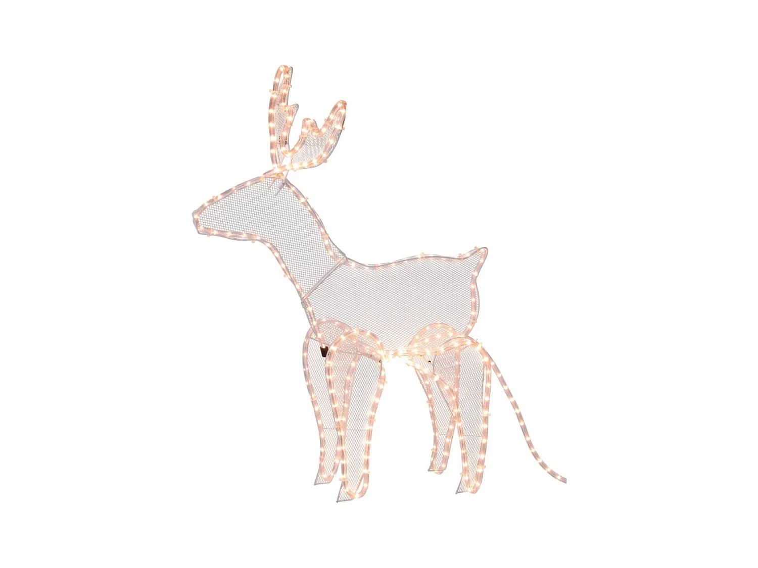 Corda di Luce di Natale Slitta con le Renne 14 m