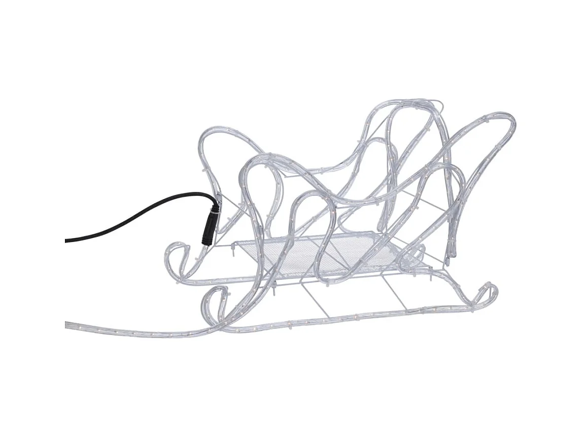 Corda di Luce di Natale Slitta con le Renne 14 m