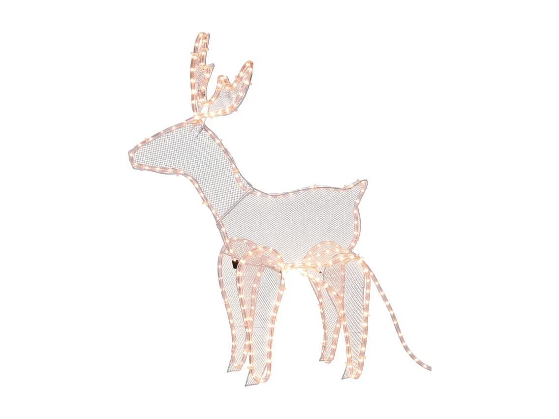 Cordon lumineux de Noël Renne et traîneau 14 m