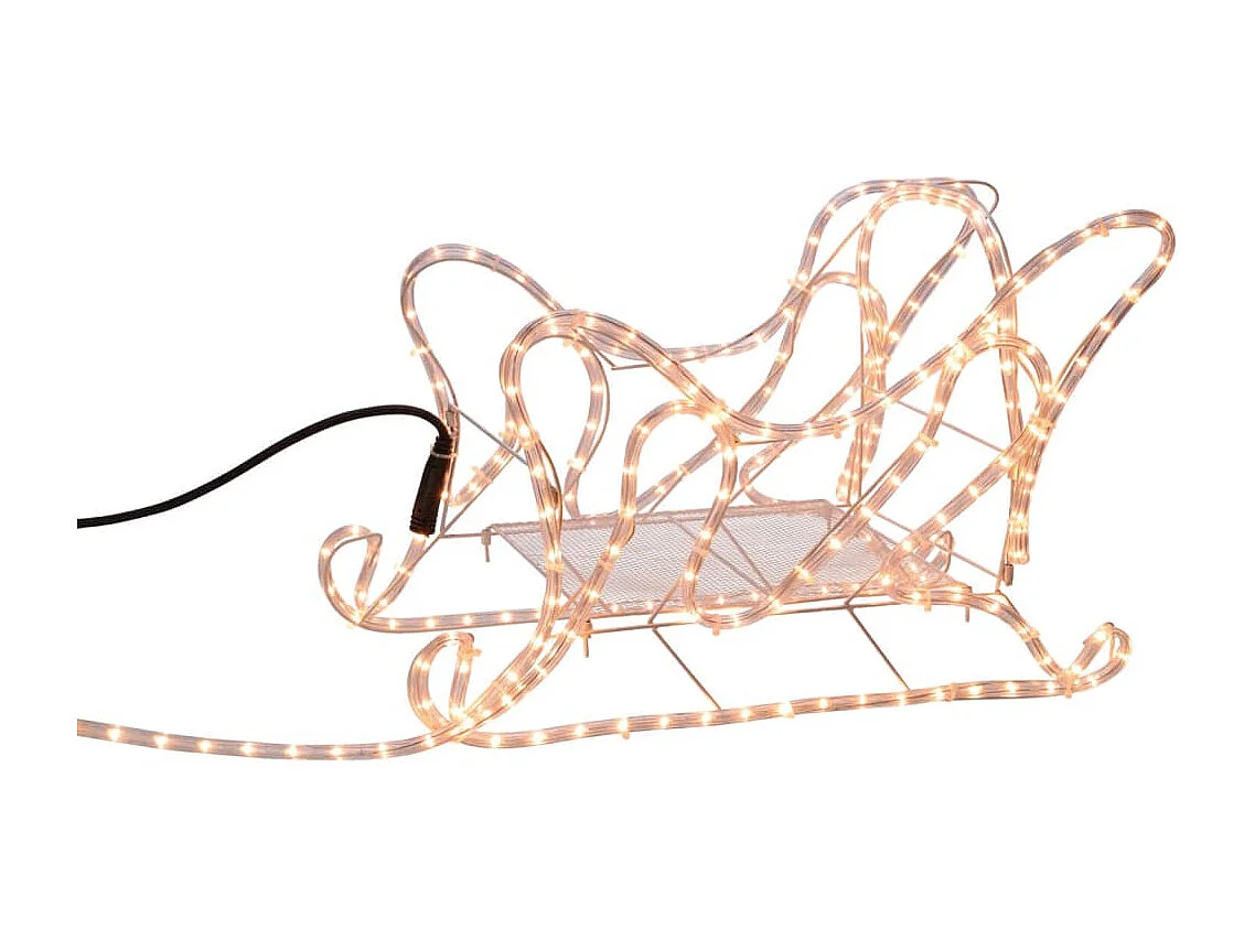 Cordon lumineux de Noël Renne et traîneau 14 m