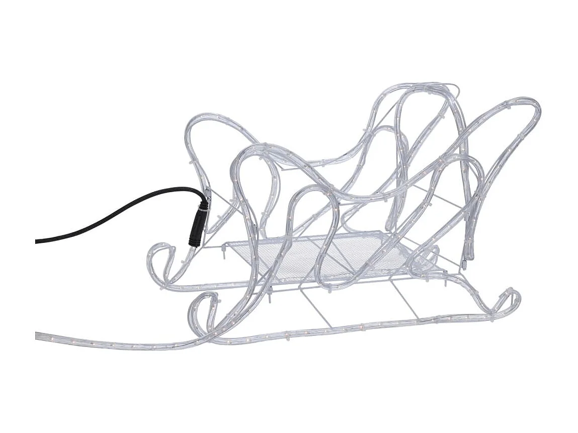 Cordon lumineux de Noël Renne et traîneau 14 m