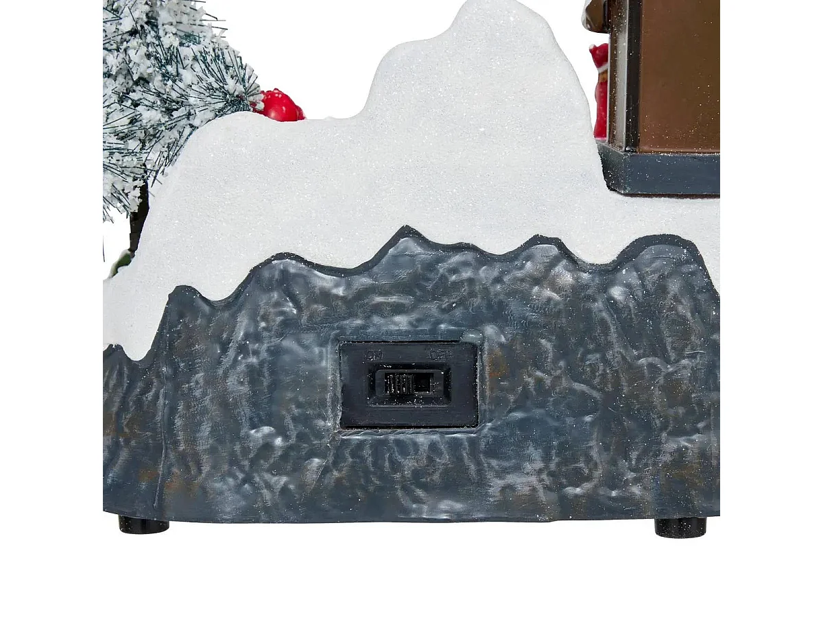 Village de Noël Maison "Square" 23cm Multicolore