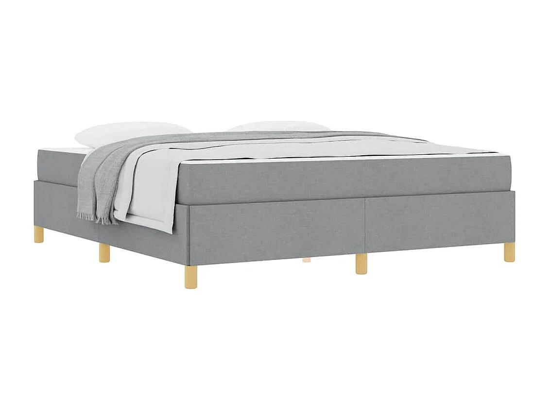 Boxspring bed met matras 180 x 200 cm Stof
