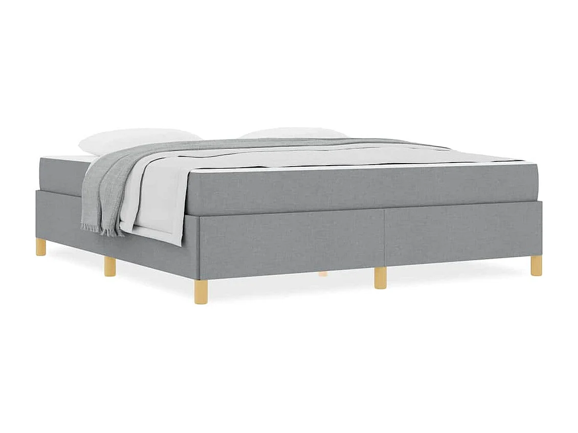 Boxspring bed met matras 180 x 200 cm Stof