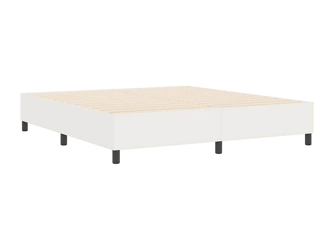 Cama tipo Box Spring Crema 180 x 200 cm Telas de pana