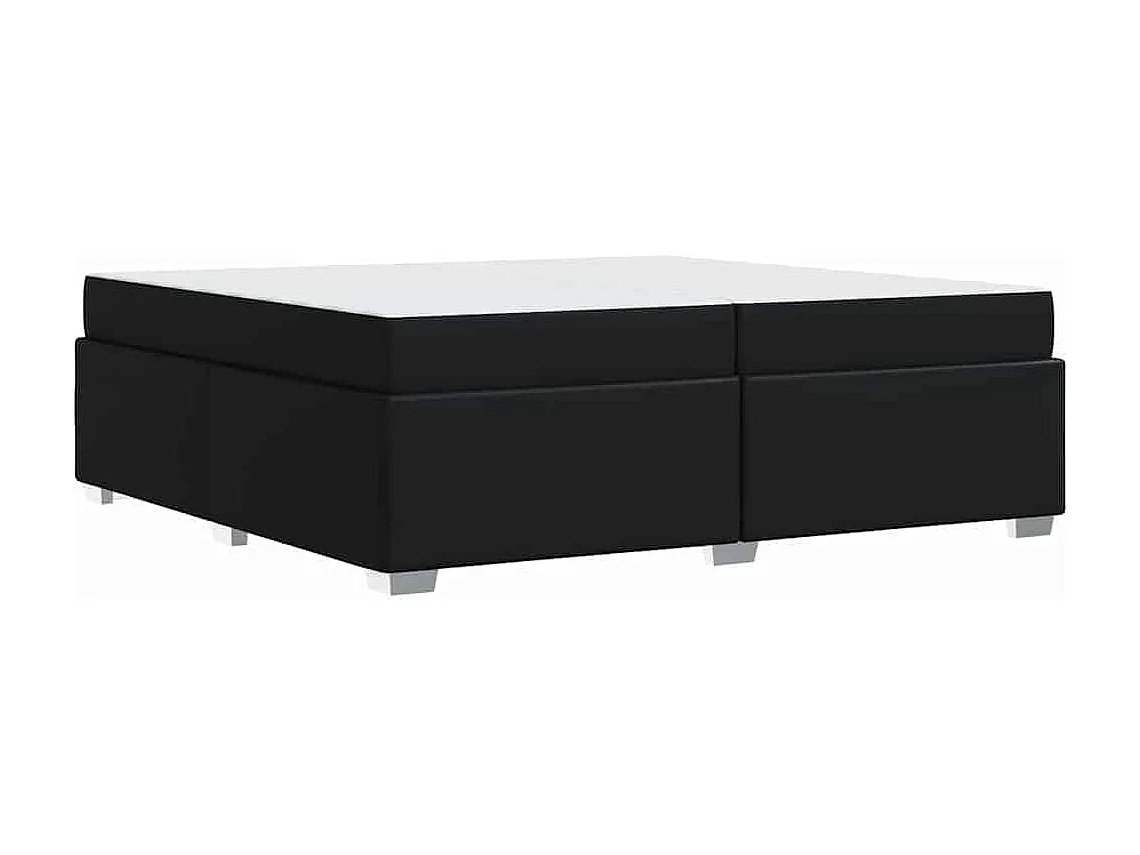 Cadre de lit Noir 200 x 200 cm Faux cuir