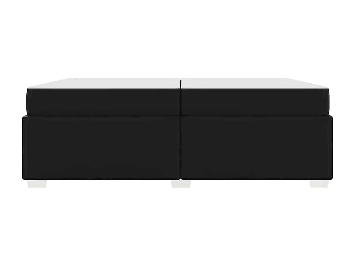 Cadre de lit Noir 200 x 200 cm Faux cuir