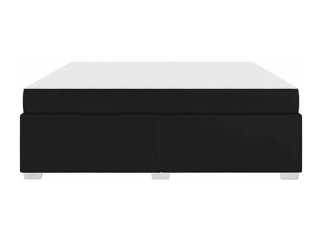 Cadre de lit Noir 200 x 200 cm Faux cuir