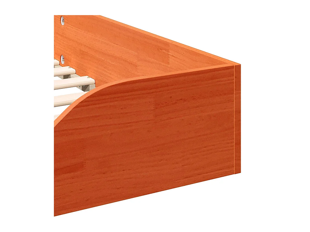 Bedframe Wasbruin 80 x 200 cm Massief grenenhout