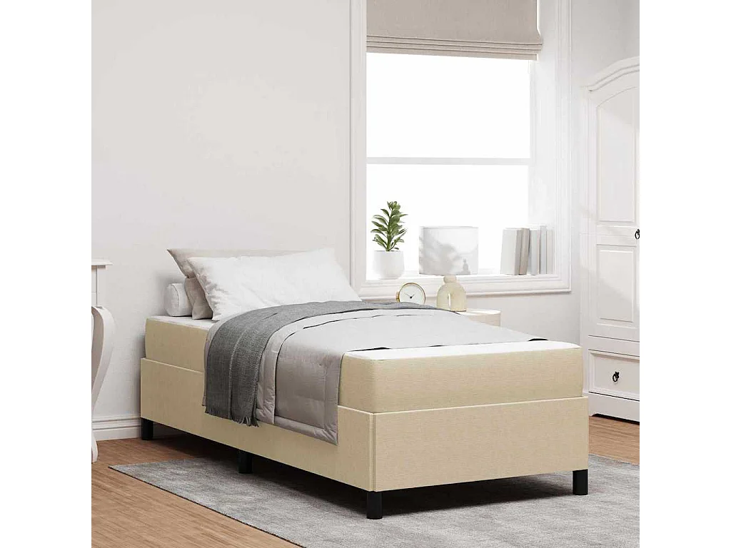 Cadre de lit Vert gris clair 100 x 200 cm