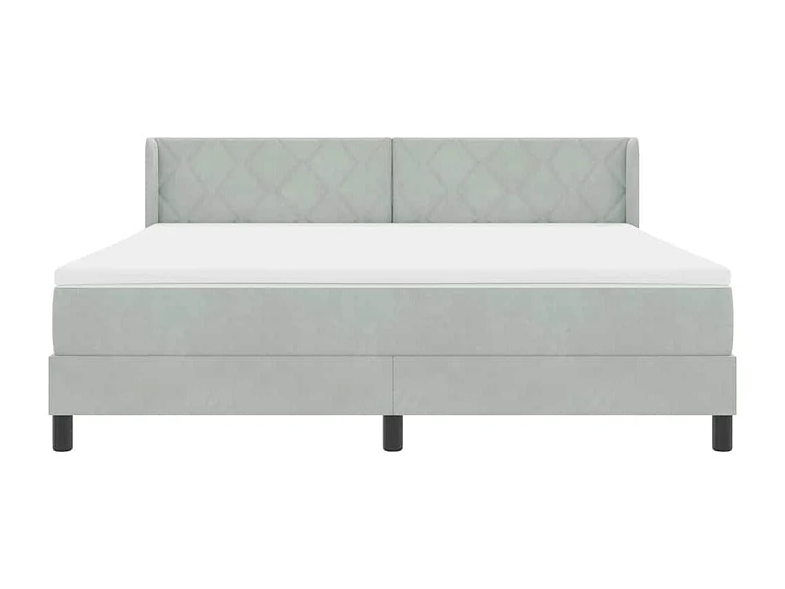 Cama con Somier y Colchón Negra 100x200 cm Terciopelo