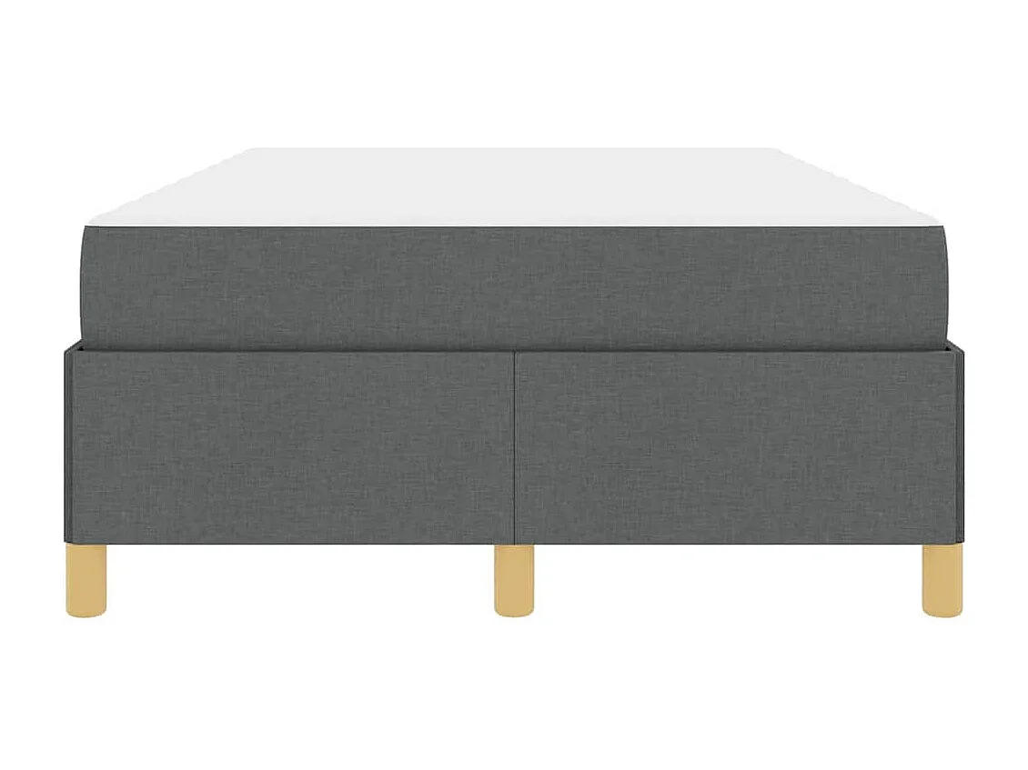 Cama tipo Box Spring Gris oscuro y blanco y gris oscuro