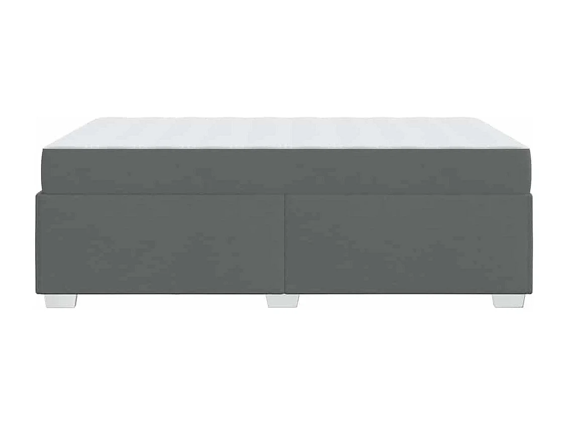 Cadre de lit Gris foncé 120 x 190 cm tissu