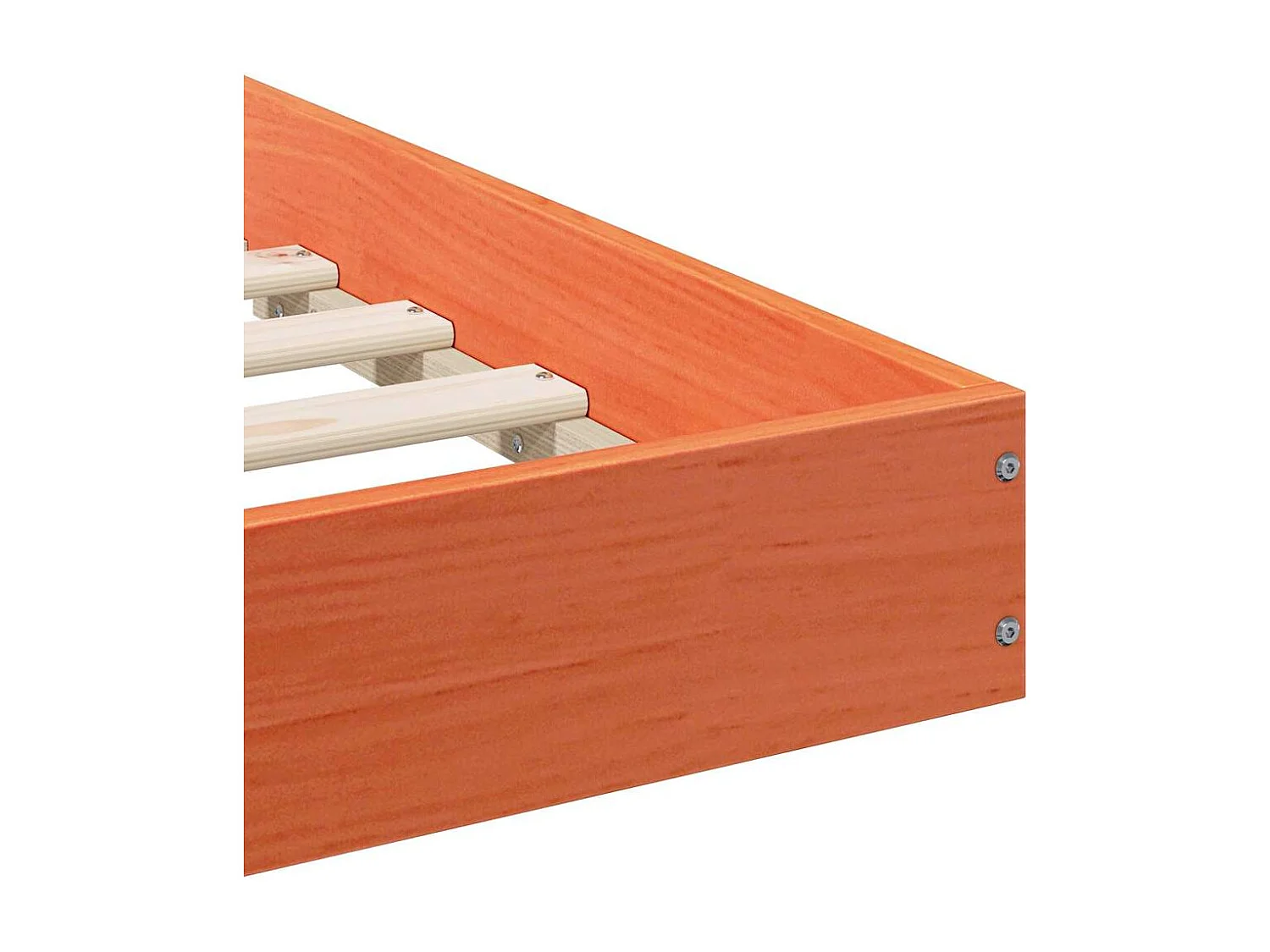 Estructura de cama Marrón cera 90 x 210 cm