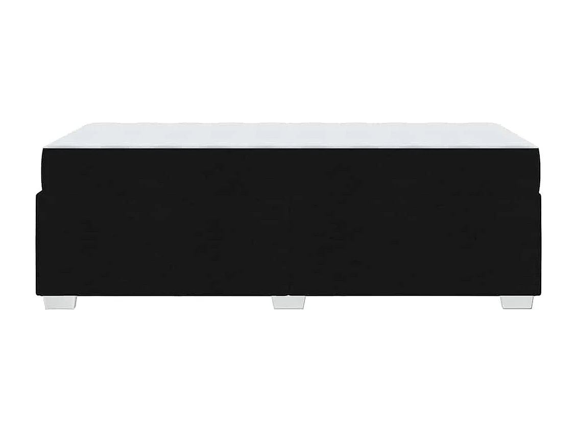 Cadre de lit Noir 100 x 200 cm tissu