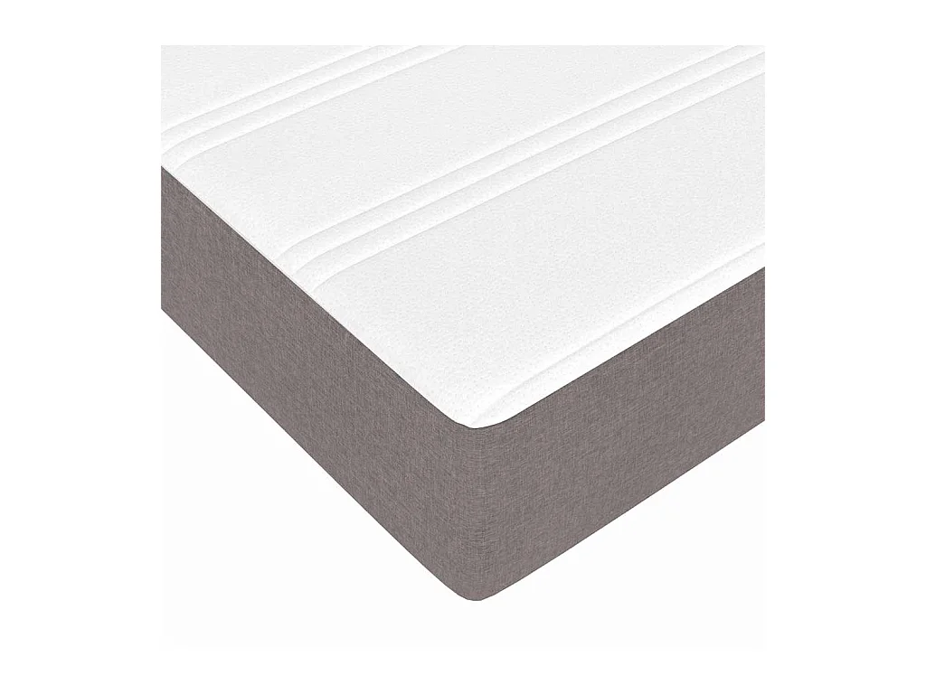 Cadre de lit Taupe 140 x 200 cm tissu
