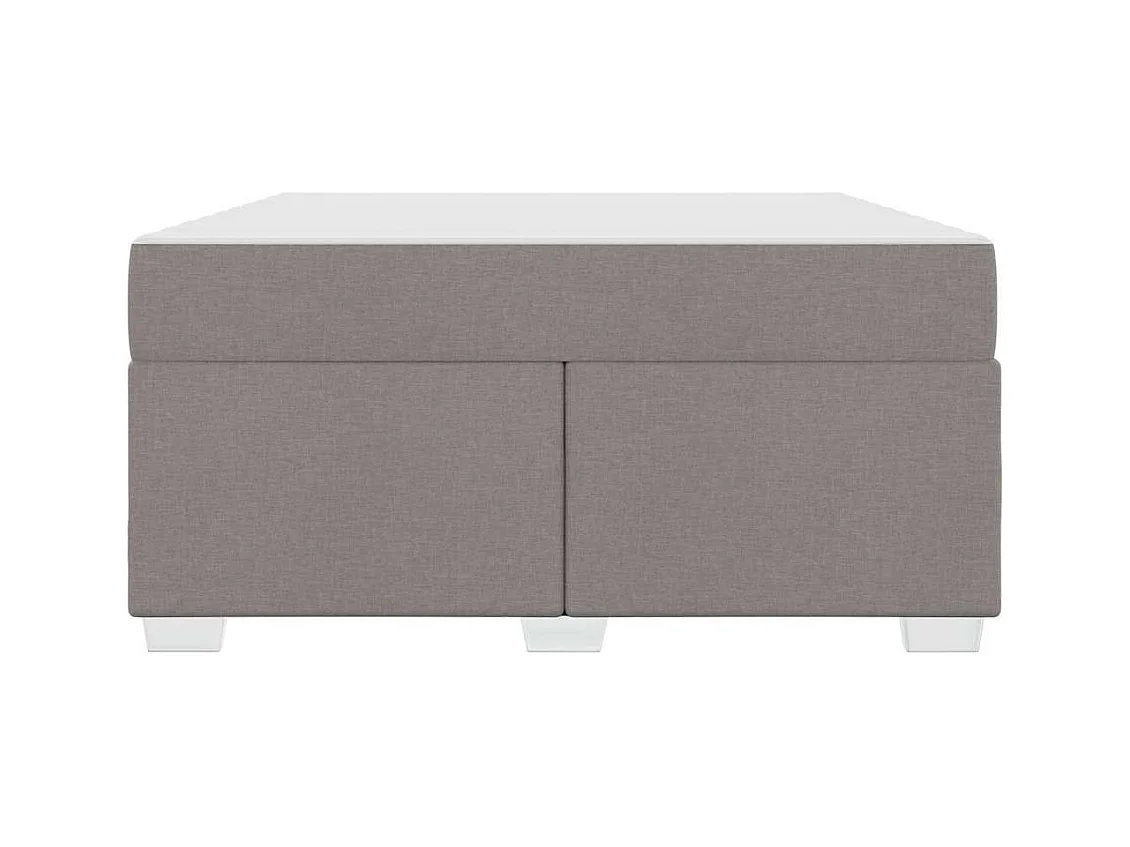 Cadre de lit Taupe 140 x 200 cm tissu