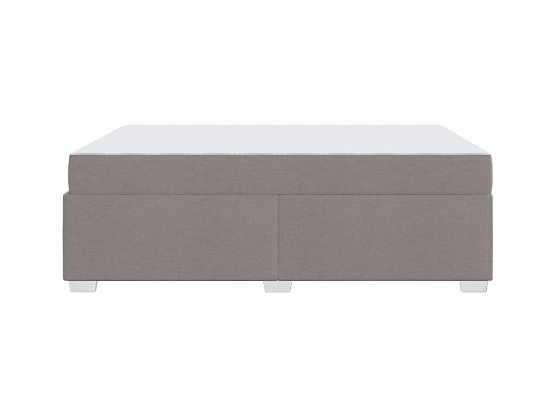 Cadre de lit Taupe 140 x 200 cm tissu